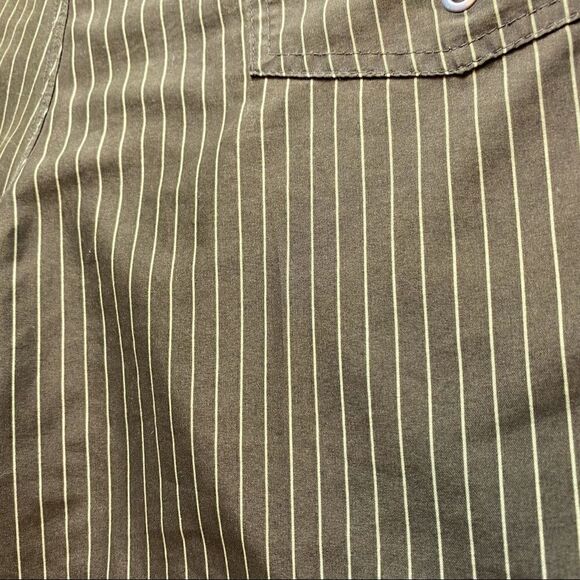 Pull & Bear XDYE Brown Striped Board Shorts Size Large - Picture 8 of 13